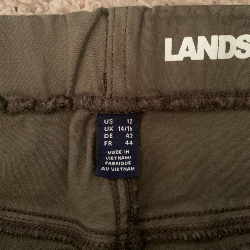 Olive green new Landsend pants